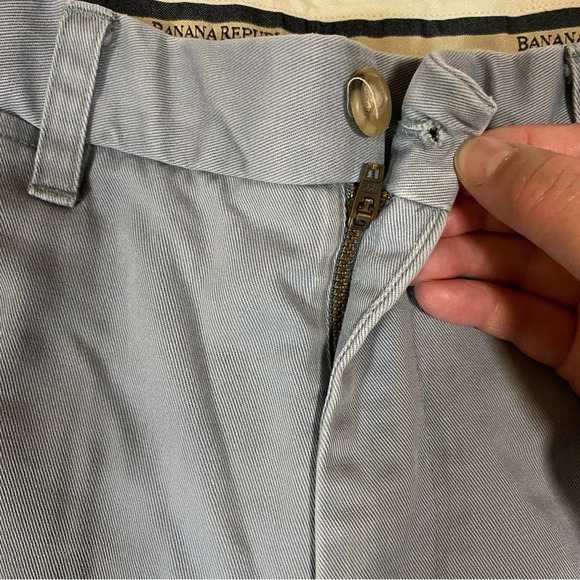 Banana Republic Original Clothing Men's Cotton Cargo Shorts Jeans Grey Size 32S - Picture 6 of 14